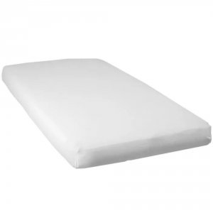 Lot de 2 draps housse jersey bio 70x140 cm - blanc Babycalin