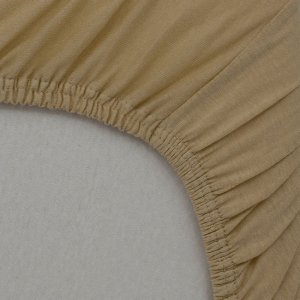 Lot de 2 draps housse jersey bio blé - blanc Babycalin