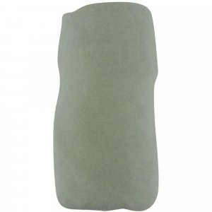 Drap housse vert mousse 70x140 cm jersey Little band