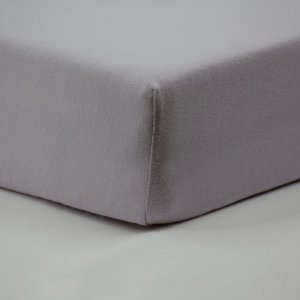 Drap housse gris - 45x85x7cm Babycalin