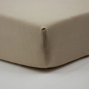 Drap housse taupe - 45x85x7cm Babycalin