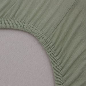 Drap housse vert amande - 45x85x7cm Babycalin