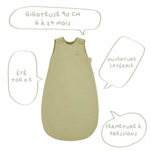 Gigoteuse été 6-24 mois tilleul trèfle Babycalin