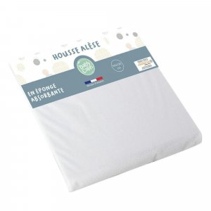 Pack matelas bébé climatisé + alèse blanc + drap housse blanc - 60 x 120 cm Babycalin