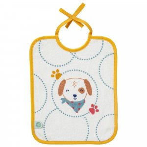 Lot de 5 bavoirs naissance toutou Babycalin