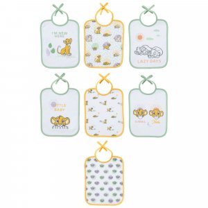 Lot de 7 bavoirs roi lion cosy Babycalin