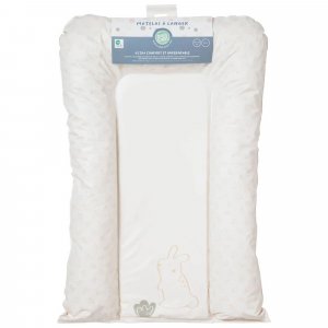 Matelas à langer flocons greenland lapins - 50x70cm Babycalin