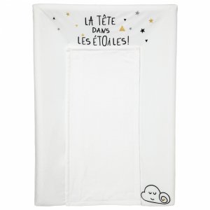 Matelas à langer + housse + serviette étoile filante Little band