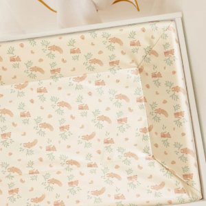 Matelas à langer luxe léopards Little band