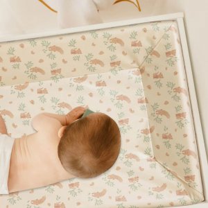 Matelas à langer luxe léopards Little band