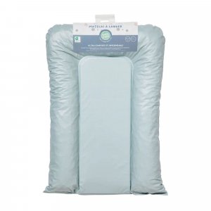 Matelas à langer flocons vert bleu - 50x70cm Little band