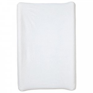 Pack matelas à langer flocons écru + 2 housses blanc et taupe Babycalin