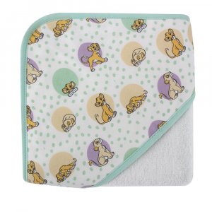Cape de bain bébé 75x75 cm le roi lion Babycalin