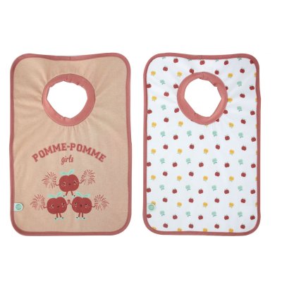 Lot de 2 bavoirs 1er âge smoothie