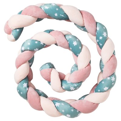 Tour de lit / parc - rose vert