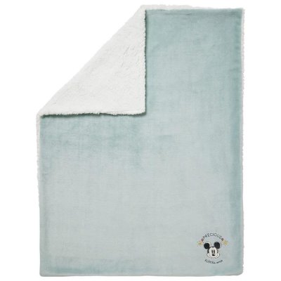 Couverture bi-matière mickey 75 x 100 cm