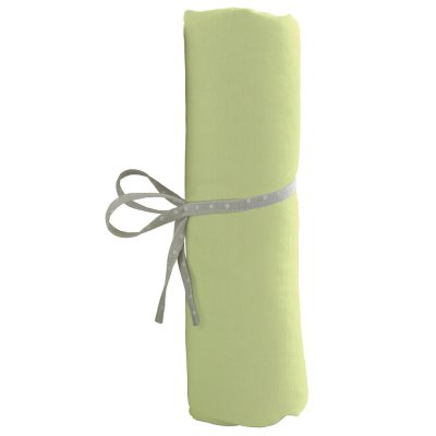 Drap housse bébé jersey 60 x 120 cm vert