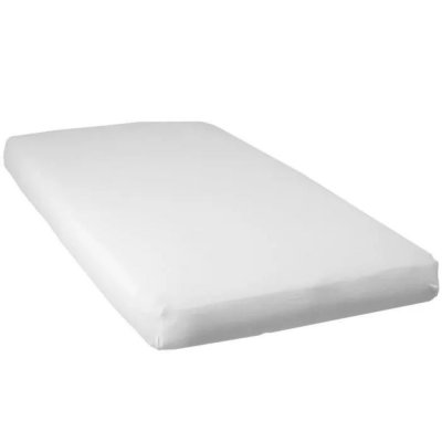 Lot de 2 draps housse jersey bio 70x140 cm - blanc