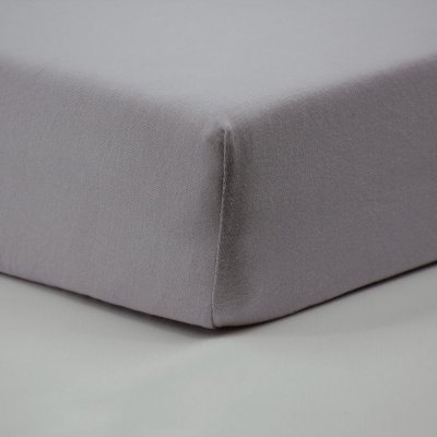 Drap housse gris - 45x85x7cm