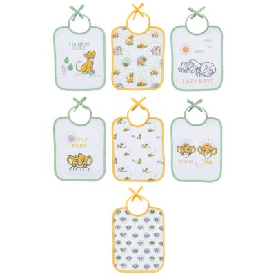 Lot de 7 bavoirs roi lion cosy