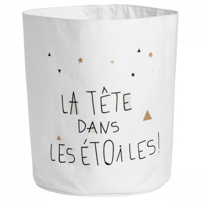 Panier de rangement étoile filante 40 x 33 cm