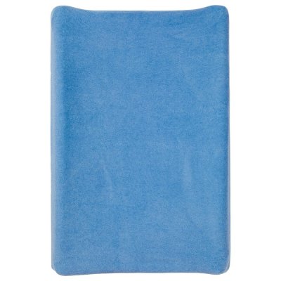 Housse pour matelas à langer bleu
