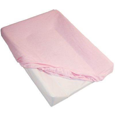Housse pour matelas à langer rose