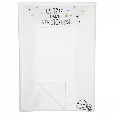 Matelas à langer + housse + serviette étoile filante