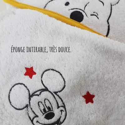 Cape de bain mickey 80 x 80 cm