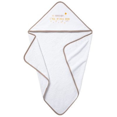 Sortie De Bain Grand Format Bebe D Amour 100 X 100 Cm De Babycalin Sur Allobebe