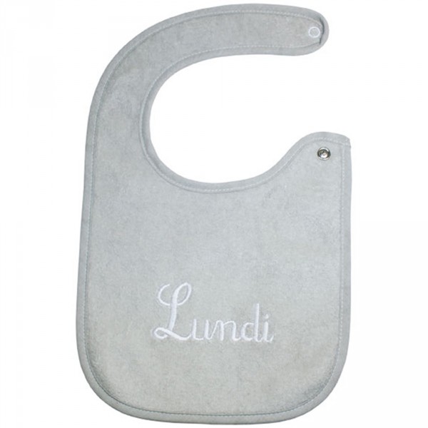 Lot de 7 bavoirs brodés Babycalin