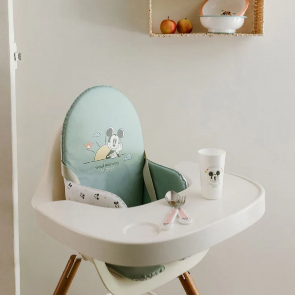Coussin de chaise haute universel - mickey - 28x38cm Babycalin