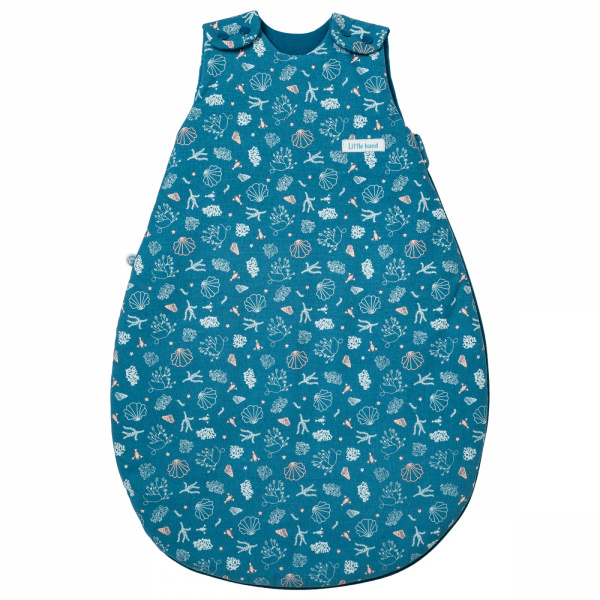 Gigoteuse naissance 0-6 mois seaside aop - 65 cm - popeline 100% coton - double jersey 100% coton - garnissage 100% polyester Little band