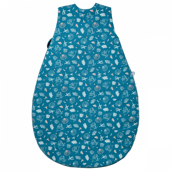 Gigoteuse naissance 0-6 mois seaside aop - 65 cm - popeline 100% coton - double jersey 100% coton - garnissage 100% polyester Little band