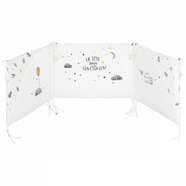Tour de lit 40 x 180 cm étoile filante Little band