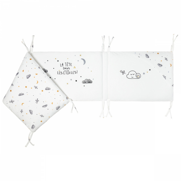 Tour de lit 40 x 180 cm étoile filante Little band