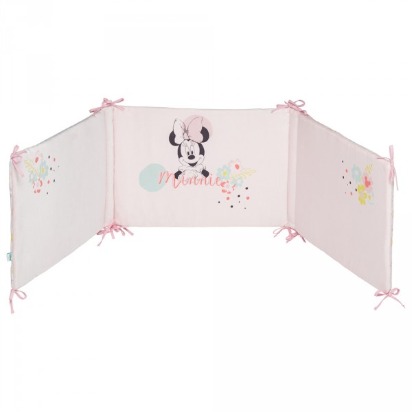 Tour de lit minnie floral
