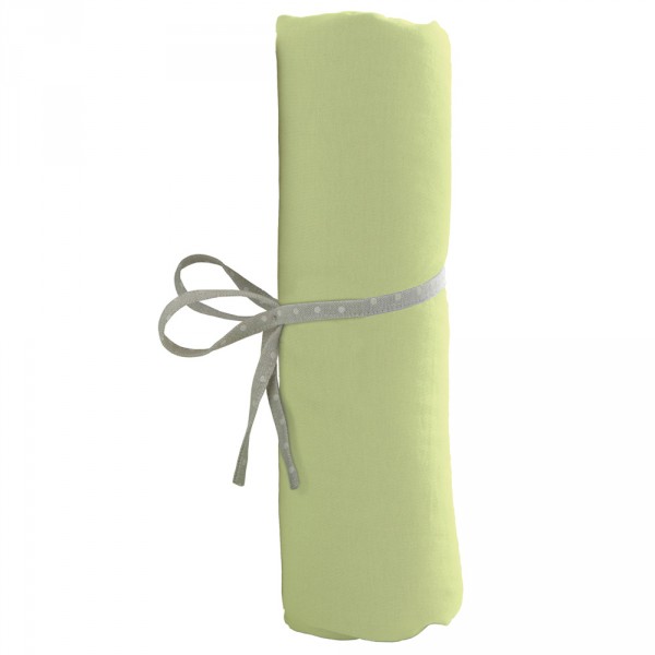Drap housse moutarde 60 x 120 cm Babycalin