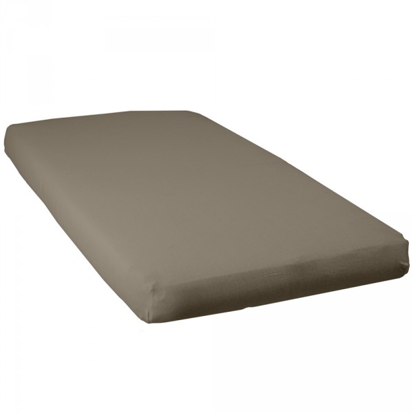 Drap housse bébé 70 x 140 cm taupe Babycalin