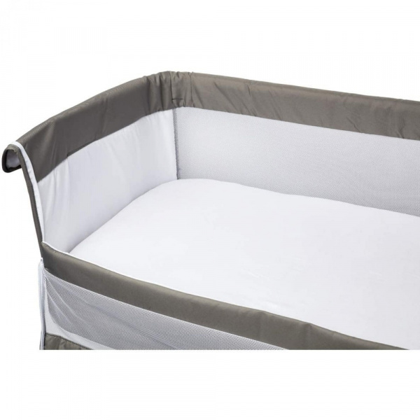 Drap housse berceau jersey bio 83x50 cm - blanc Babycalin