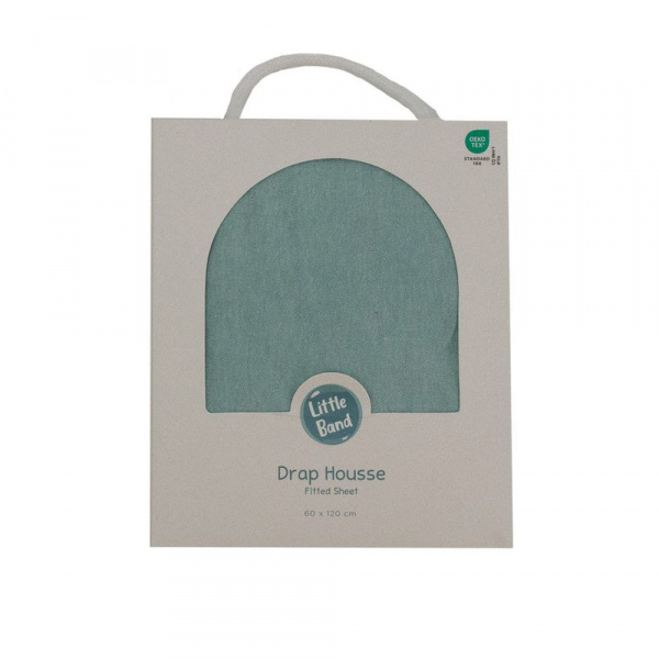 Drap housse 60x120 cm jersey Little band