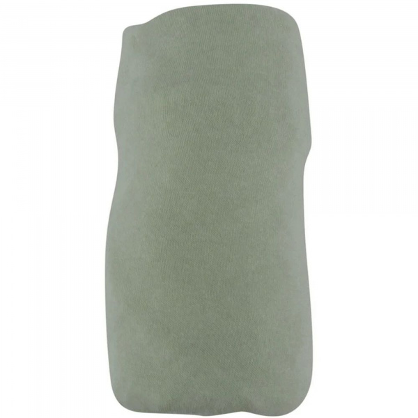 Drap housse vert mousse 70x140 cm jersey Little band