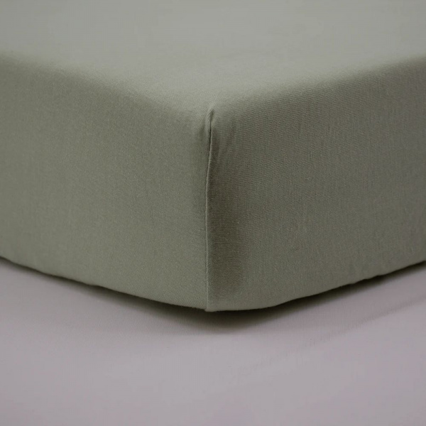 Drap housse vert amande - 45x85x7cm Babycalin