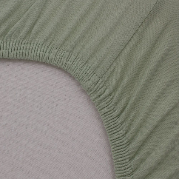 Drap housse vert amande - 45x85x7cm Babycalin