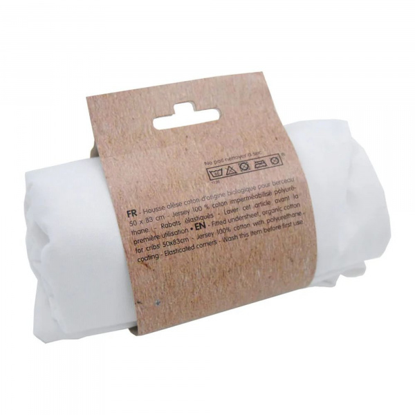 Alèse en jersey coton origine biologique 83 x 50 cm Little band