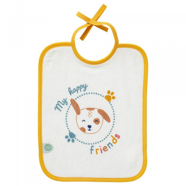 Lot de 5 bavoirs naissance toutou Babycalin