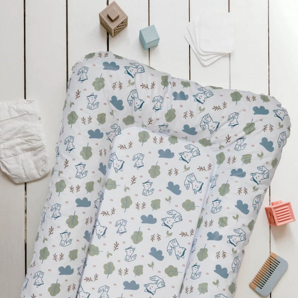 Matelas à langer flocons greenland renards - 50x70cm Babycalin