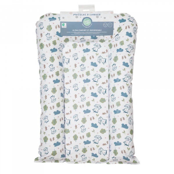Matelas à langer flocons greenland renards - 50x70cm Babycalin