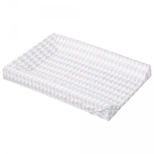 Matelas à langer luxe géométriques rose/ gris Babycalin