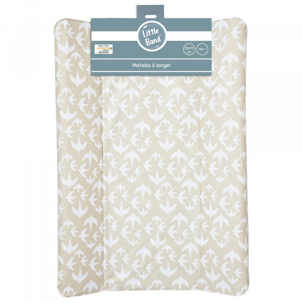 Matelas à langer luxe oiseaux Little band